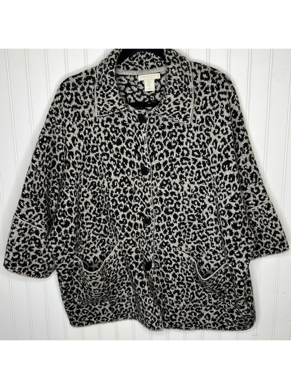 Christian Siriano Button Up Sweater Size Medium